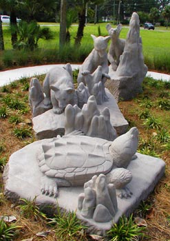Lake City Bears sculptures